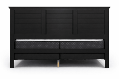 Vanta Black Solid Wood Bed Frame - George's Furniture