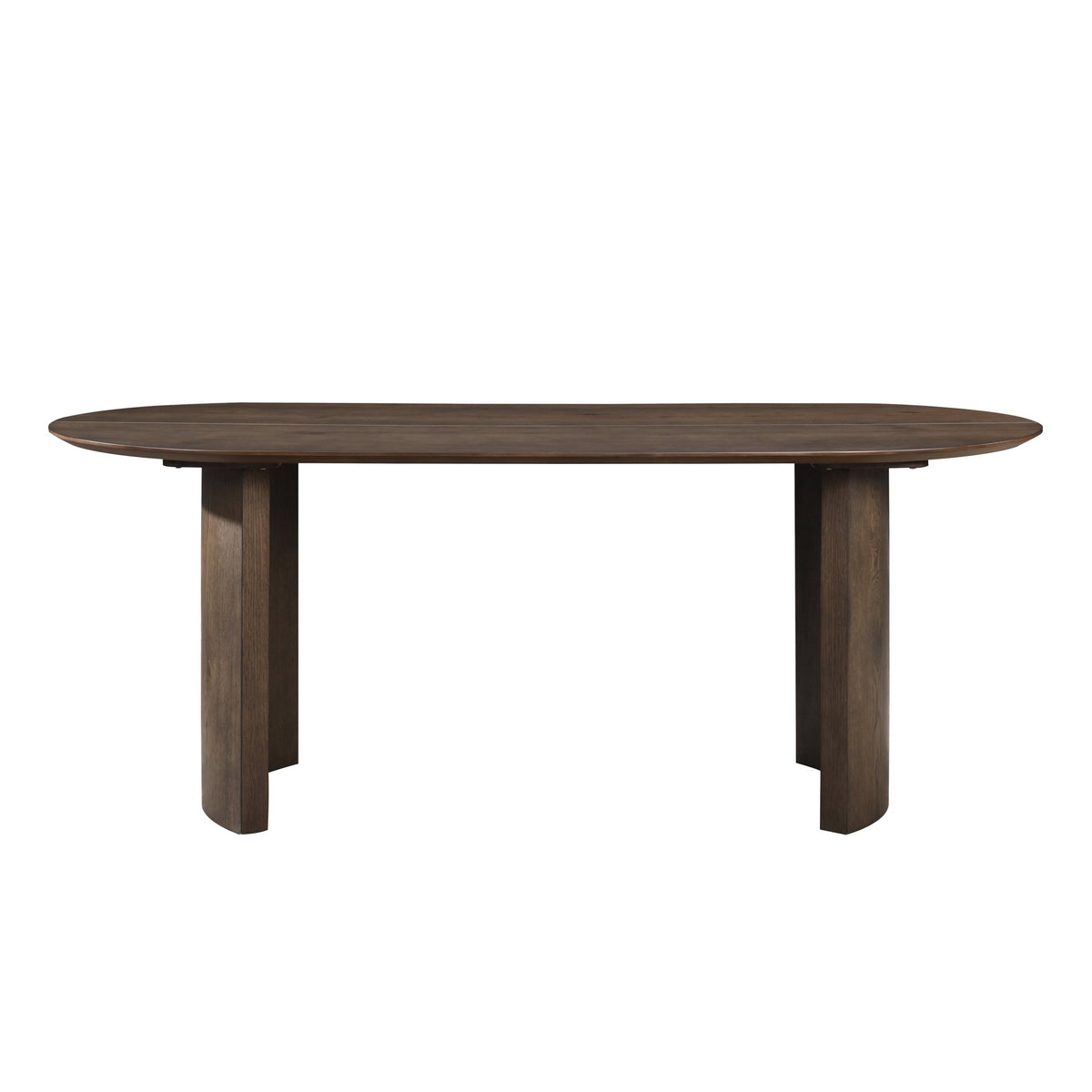 Westhaven 79" Oval Dining Table – Dark Walnut - George's Furniture
