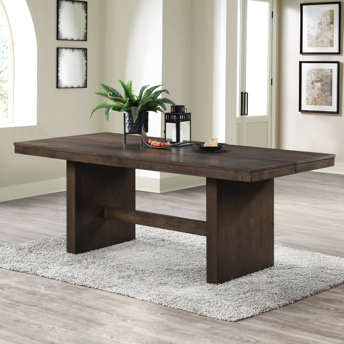 Westhaven 79" Rectangle Dining Table – Dark Walnut - George's Furniture